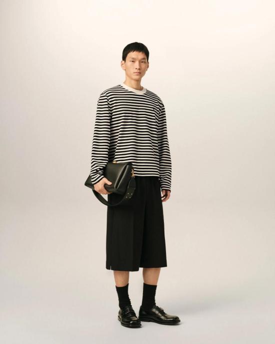  아미 셔츠 UTS414 JE0241 044 BLACK IVORY - AMI