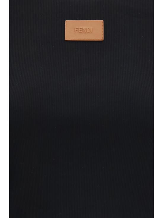 26FW 펜디 폴로 티셔츠 FS8110AW87 F0GME BLACK - FENDI