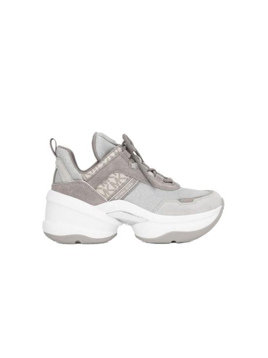  마이클 코어스 스니커즈 MASTER 49S6OLFS1S SILVER Michael Kors - MICHAEL KORS