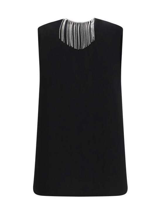 26FW 스포트막스 민소매 티셔츠 2622166031600 003 BLACK - SPORTMAX