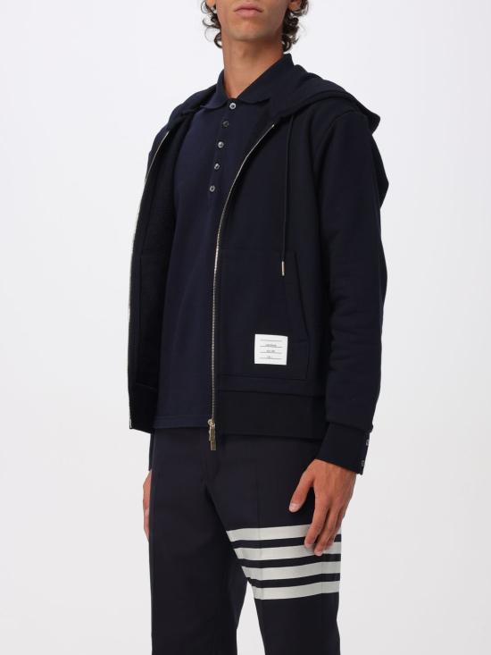 26FW 톰브라운 폴로 티셔츠 MJP137G 07976 415 NAVY DOM - THOM BROWNE
