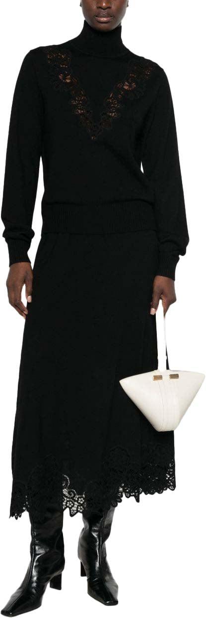 26FW 짐머만 미디 스커트 9419SF261BLK BLACK - ZIMMERMANN
