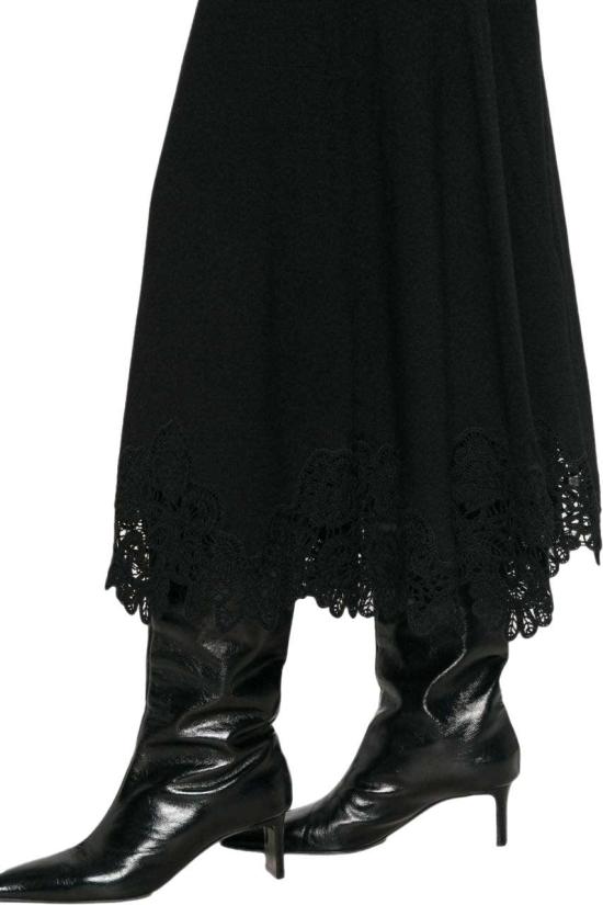 26FW 짐머만 미디 스커트 9419SF261BLK BLACK - ZIMMERMANN