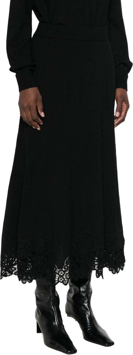 26FW 짐머만 미디 스커트 9419SF261BLK BLACK - ZIMMERMANN