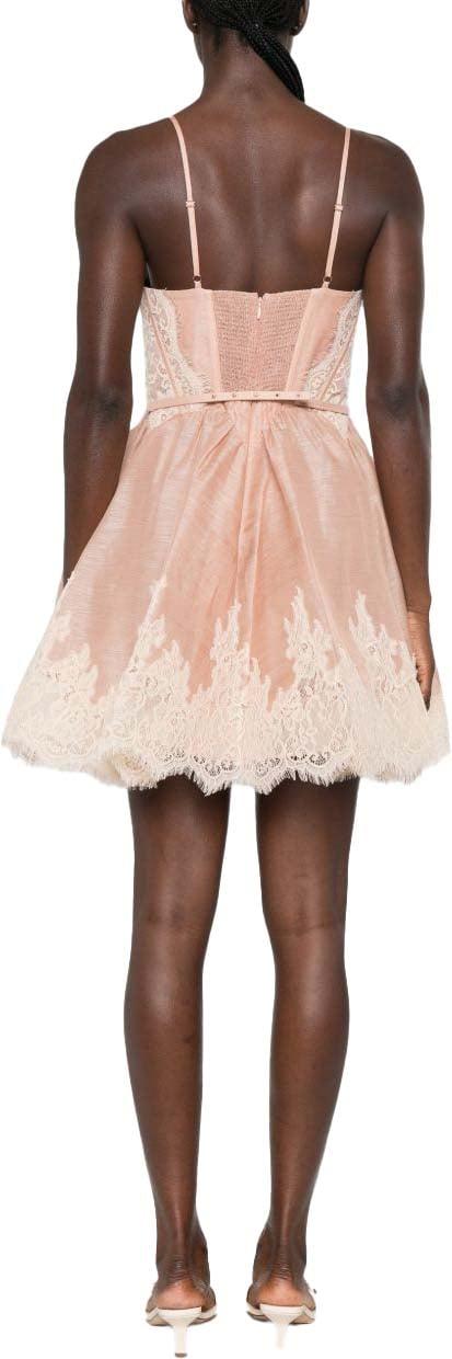 26FW 짐머만 숏 원피스 9399DF261LPI PINK - ZIMMERMANN