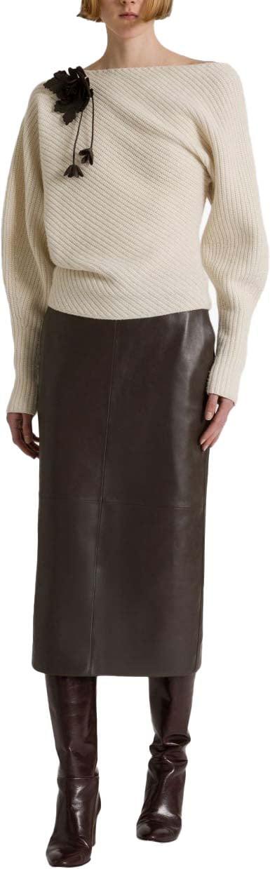 26FW 알베르타 페레티 니트웨어 090366030002 WHITE - ALBERTA FERRETTI