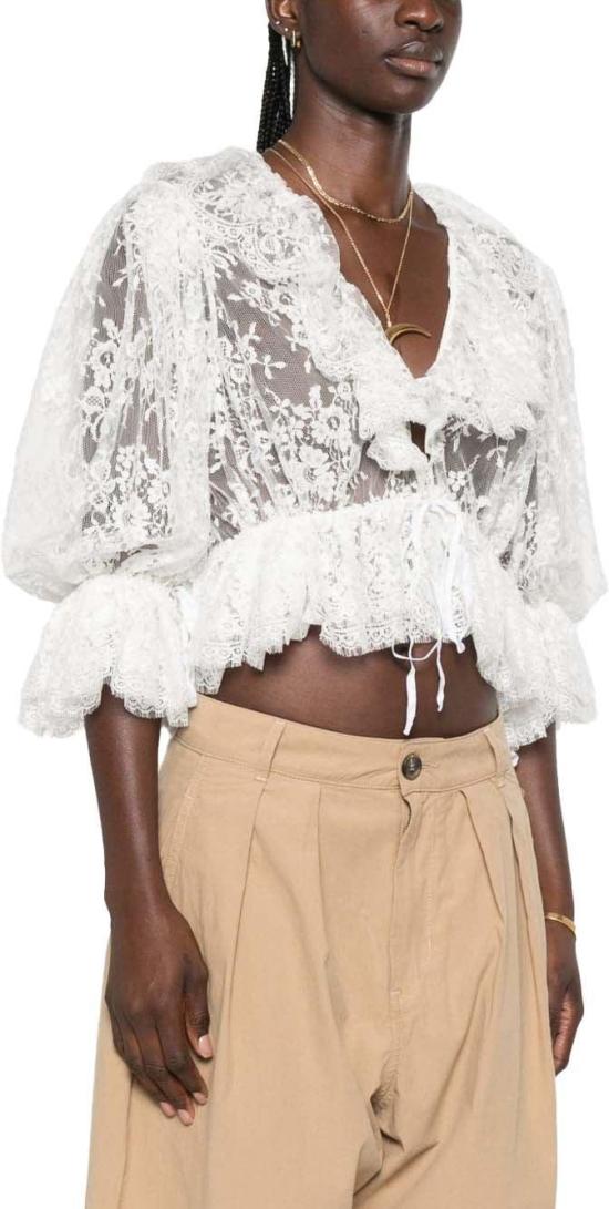 26FW 끌로에 블라우스 CH26AHT48414107 WHITE - CHLOE