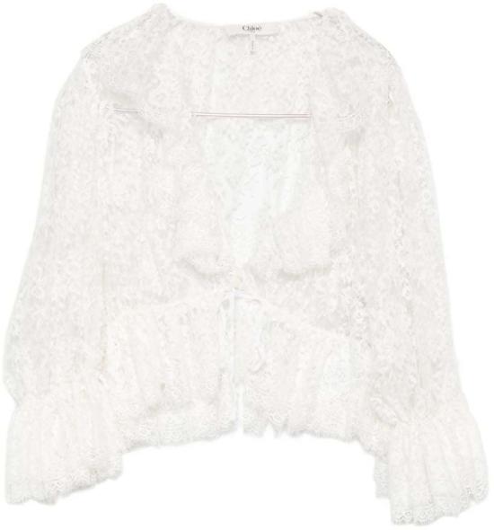 26FW 끌로에 블라우스 CH26AHT48414107 WHITE
