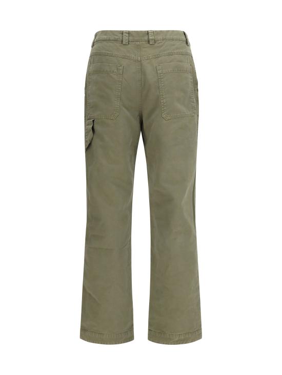 26FW 오프화이트 팬츠 OMCF04RF26FAB00130 312 GREEN - OFF WHITE