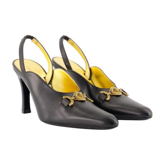 26FW 베르사체 힐/펌프스 CONFIG VERS26006 BLACK - VERSACE