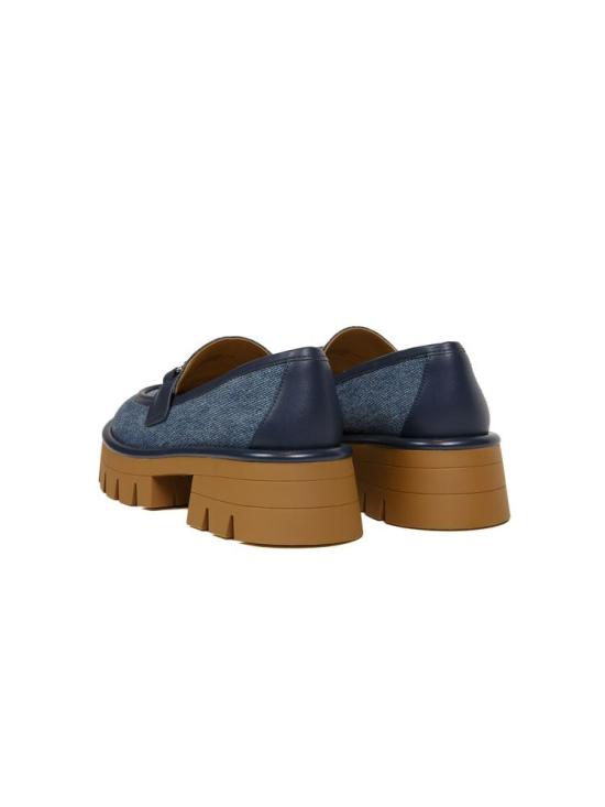  마이클 코어스 플랫 슈즈 MASTER 49S6CRFP3D DARK VINTAGE BLUE WASH Michael Kors - MICHAEL KORS
