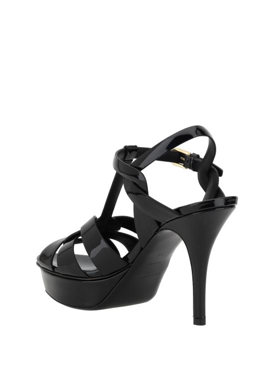 26FW 생로랑 트리뷰트 플랫폼 샌들 315490AAAOW 1000 NERO - SAINT LAURENT