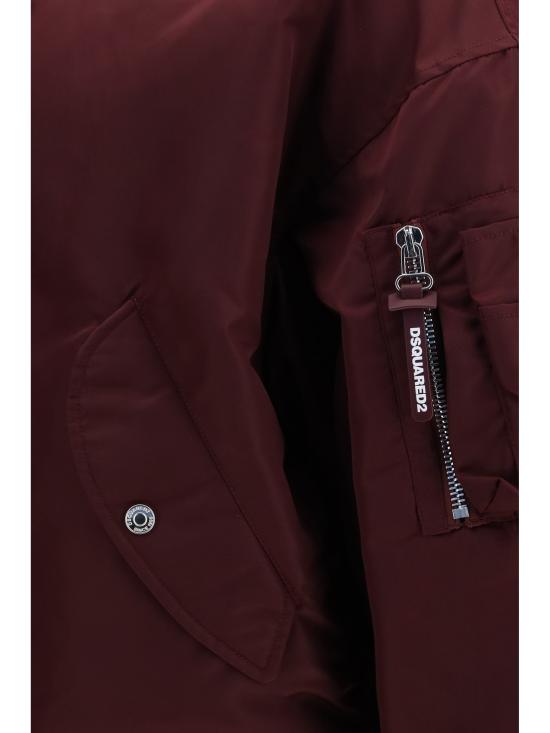 26FW 디스퀘어드2 자켓 S74AM1744D35546 392 BURGUNDY - DSQUARED2