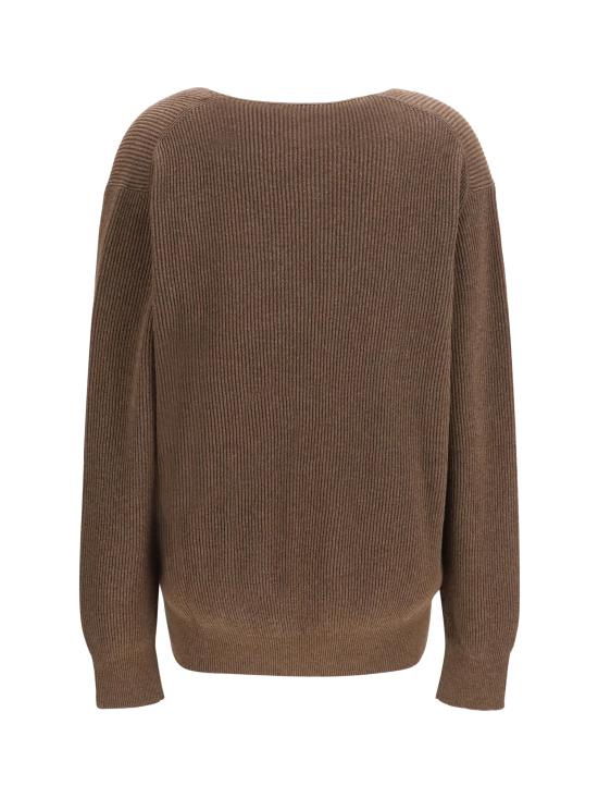 26FW 더로우 스웨터 R000612Y1041 FUD BROWN - THE ROW