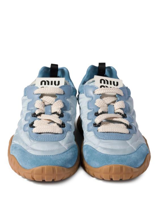 26FW 미우미우 타이어 테크니컬 스웨이드 스니커즈 5E417EF005 LYW F02GM FIORDALISO ASTRALE - MIU MIU