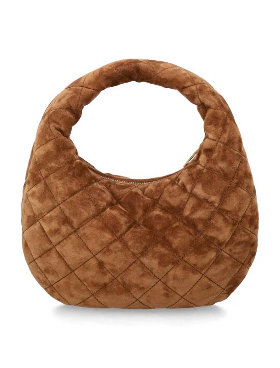 26SS 생로랑 이카리노 퀼티드 스웨이드 8516891U807 2916 COGNAC - SAINT LAURENT