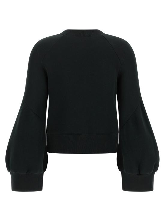 26FW 사카이 긴팔 티셔츠 벌룬 소매 스웨트셔츠 블랙 - SACAI