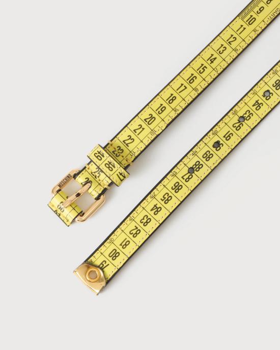 26FW 모스키노 슬림 벨트 MC6031PP1P 40A GIALLO MULTI - MOSCHINO