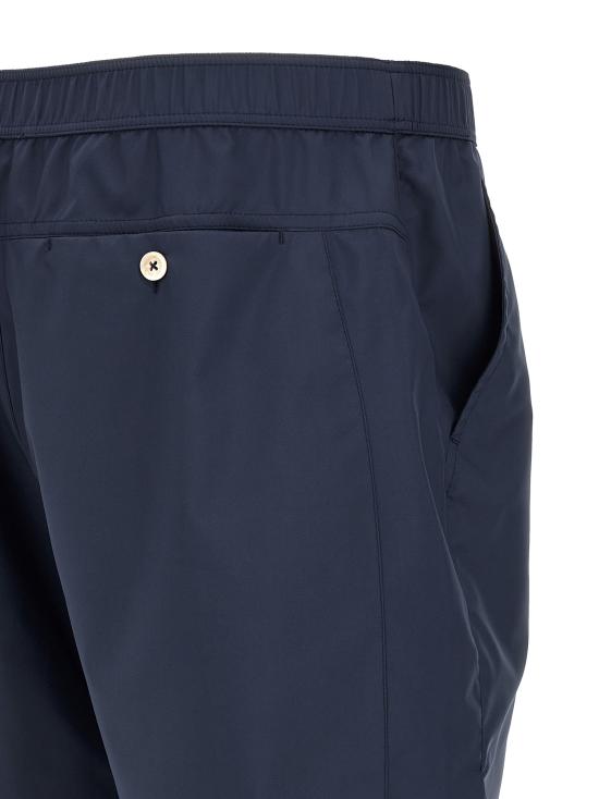 26FW 브루넬로 쿠치넬리 나일론 버뮤다 팬츠 MB4223590T CEW40 BLUE DOM - BRUNELLO CUCINELLI