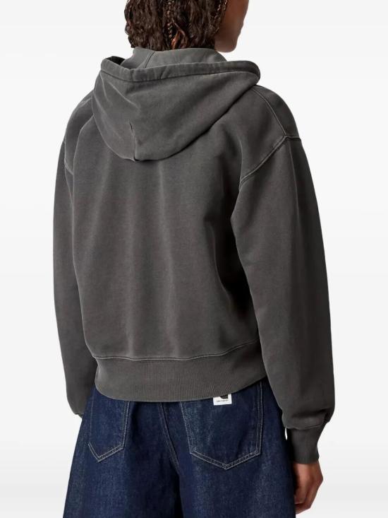 26FW 칼하트 WIP 후디드 넬슨 자켓 가먼트 다이드 I033830 89GD BLACK - CARHARTT WIP