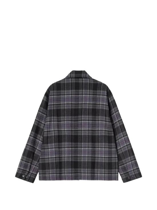 26FW 칼하트 WIP 긴팔 셔츠 I037051 3VLXX PARSON CHECK SHADY PURPLE - CARHARTT WIP