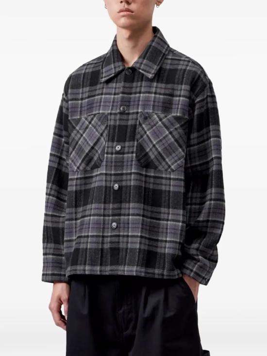 26FW 칼하트 WIP 긴팔 셔츠 I037051 3VLXX PARSON CHECK SHADY PURPLE