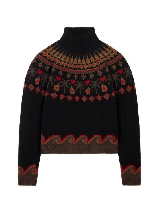 26FW 알라누이 터틀넥 LWHF001E26KNI0011060 Black