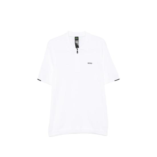 26FW 보스 폴로 티셔츠 50558344 100 WHITE