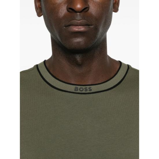 26FW 보스 탑 50554862 398 GREEN - BOSS