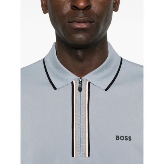 26FW 보스 폴로 티셔츠 50555698 026 GREY - BOSS