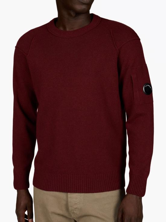 27FW 씨피 컴퍼니 긴팔 티셔츠 21CMKN707A110149A 592 ANDORRA RED - C.P. COMPANY