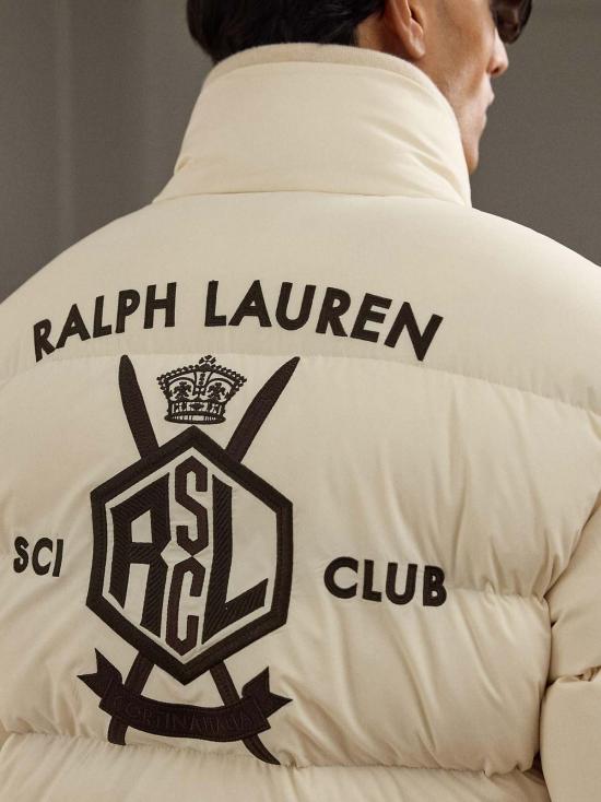  랄프 로렌 패딩 다운  재킷 크림 - RALPH LAUREN