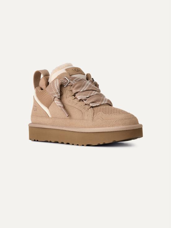 26FW 어그 스니커즈 Camoscio Lo Lowmel Sabbia - UGG