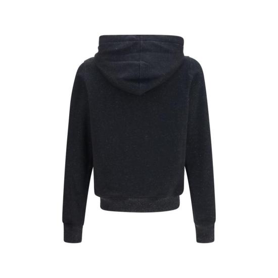 26FW 릭 오웬스 후드 티셔츠 제이슨 후드티 블랙 - RICK OWENS