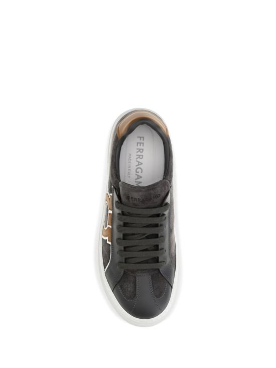  살바토레 페라가모 스니커즈 페라가모 간치니 데이토나  그레이 - SALVATORE FERRAGAMO