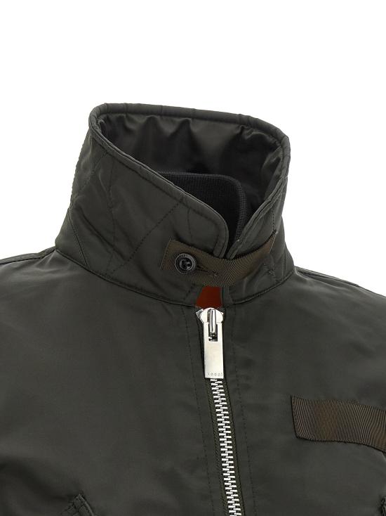 26FW 사카이 패딩 이중 레이어 블라우스형  재킷 (녹색) - SACAI