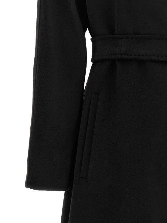26FW 막스마라 스튜디오 트렌치 코트 2626016081600013 Black - MAX MARA STUDIO