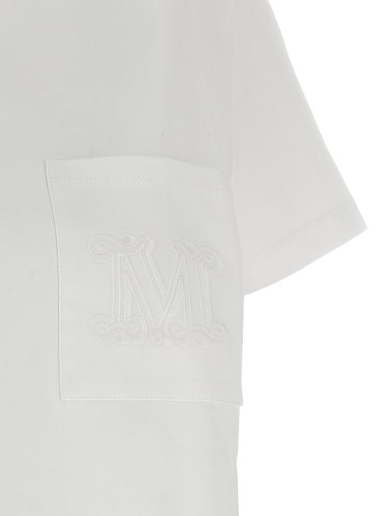 26FW 막스마라 파파이 코튼 저지 티셔츠 파파이 코튼 저지 티셔츠 2621946051600001 White - MAX MARA