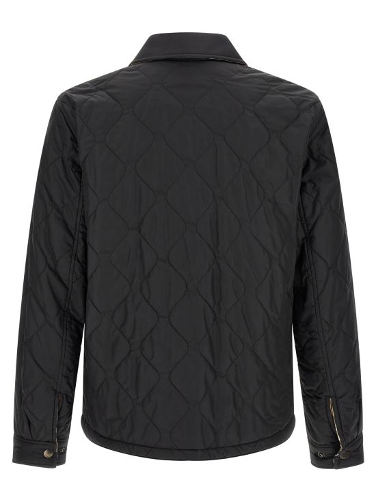 26FW 버버리 리버시블 퀼티드 나일론 오버셔츠 8115788BLACK - BURBERRY