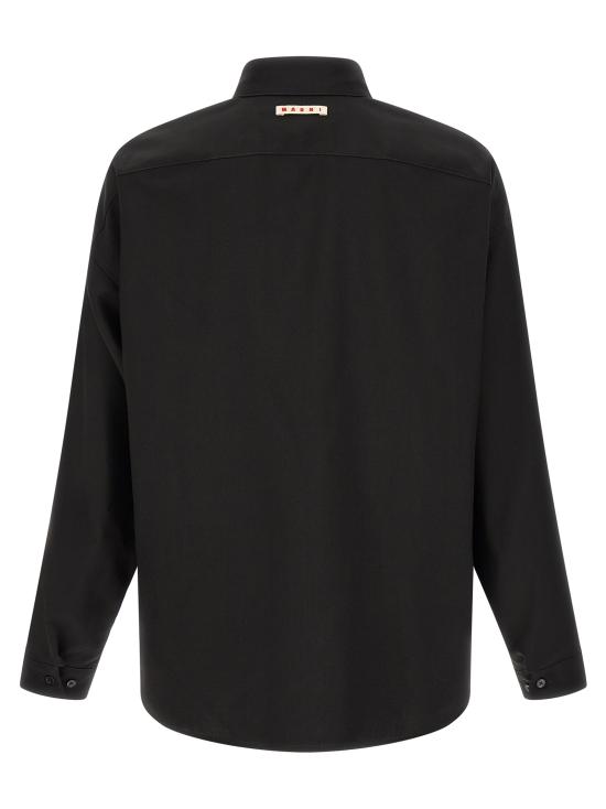 26FW 마르니 긴팔 셔츠 CUMU0061A5UTW83900N99 Black - MARNI