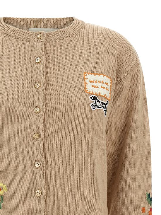26FW 위켄드막스마라 가디건 2625346041600022 Beige - WEEKEND MAX MARA