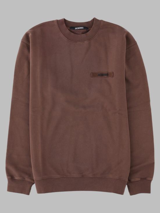 26FW 자크뮈스 그로그랭 스웨트 셔츠 SSM00206AJ0 0126850 BROWN