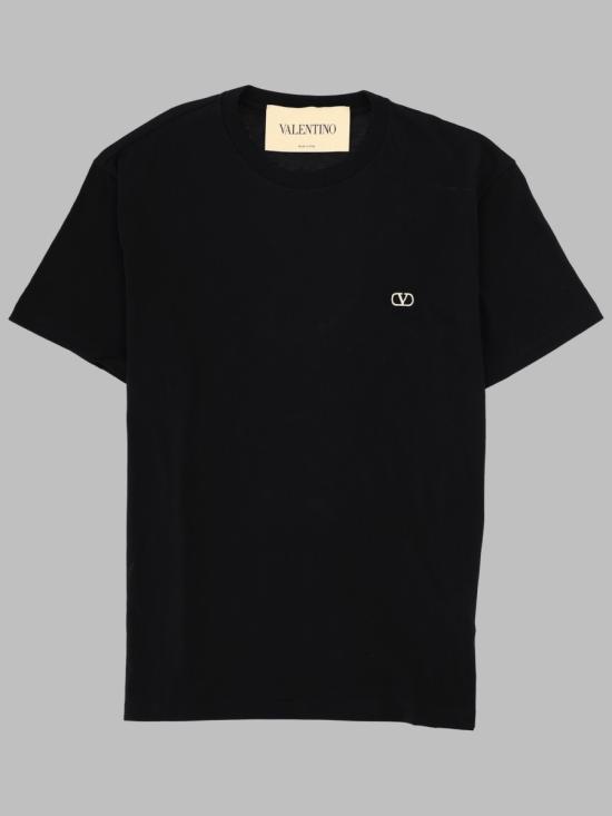 26FW 발렌티노 가라바니 반팔 티셔츠 9V3MG10VBMM 0NO BLACK