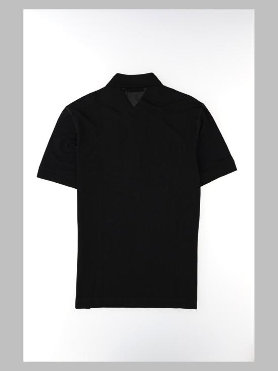 26FW 돌체앤가바나 로고 코튼 피케 폴로 셔츠 G8PL4T G7P1DN0000 BLACK - DOLCE & GABBANA