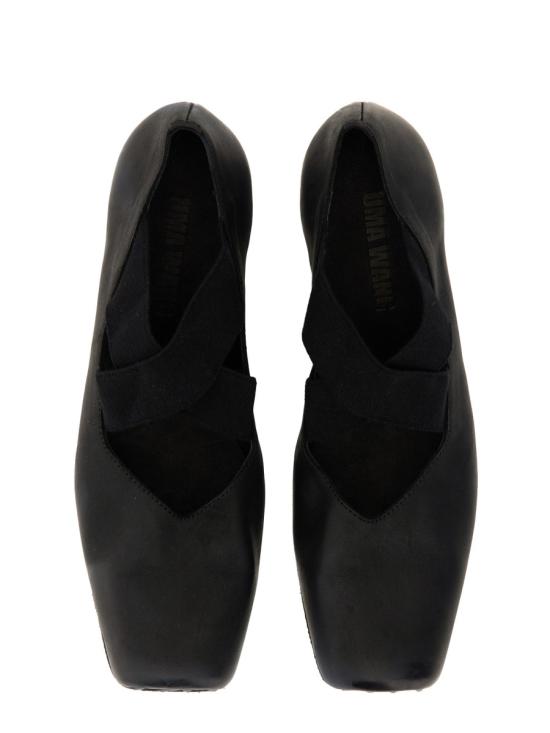 26FW 우마 왕 플랫 슈즈 US9001 UW900 BLACK - UMA WANG