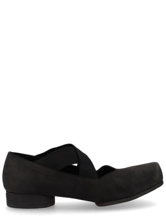 26FW 우마 왕 플랫 슈즈 US9001 UW900 BLACK - UMA WANG