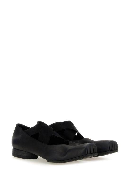 26FW 우마 왕 플랫 슈즈 US9001 UW900 BLACK - UMA WANG