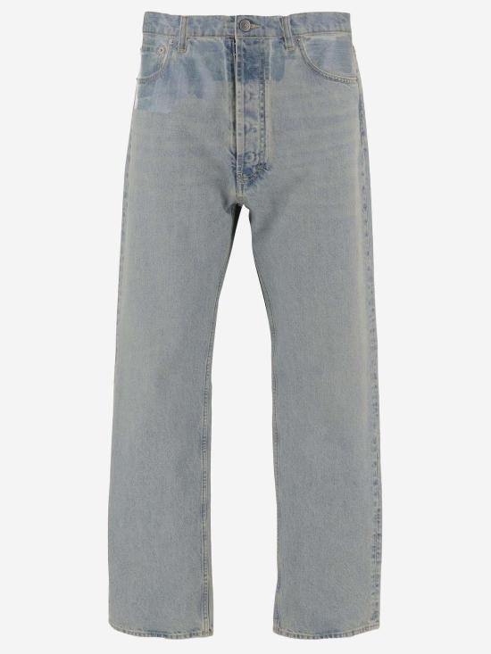  마르지엘라 데님 팬츠 메종  코튼 데님 진 블루 - MAISON MARGIELA