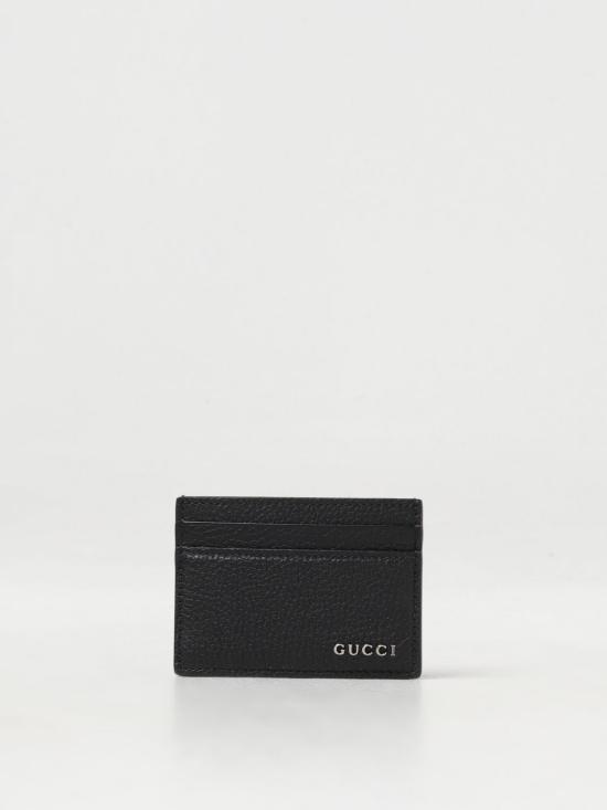 26FW 구찌 카드 케이스 로고 771157 AABXM 1000 BLACK DOM