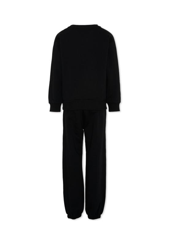 26FW [키즈] 모스키노 오버롤 HUK04N LCA83 60100 BLACK - MOSCHINO